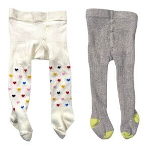 Grey Baby Boden Tights Bundle 0-6Mo